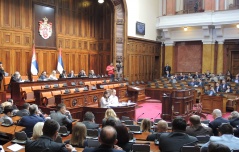 12. avgust 2016. Prvo vanredno zasedanje Narodne skupštine Republike Srbije u Jedanaestom sazivu